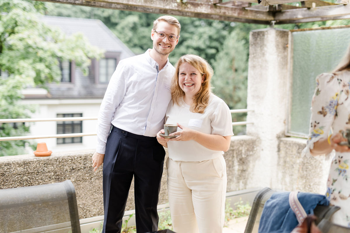 Julian Fleischmann und Helena Blickenberger